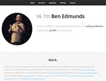 Tablet Screenshot of benedmunds.com